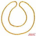 22 Kt Gold Fancy Chain  - Click here to buy online - 4,754 only..