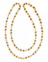 22 Karat Gold Brown Tulsi Mala - Click here to buy online - 1,580 only..