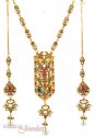 Click here to View - Antique Designer Gold Necklace Set 