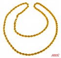 22 Kt Hollow Rope Chain (24 Inches) - Click here to buy online - 1,636 only..