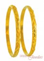 22Kt Gold Bangles - Click here to buy online - 738 only..