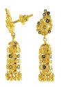 22Kt Gold Fancy Earrings - Click here to buy online - 539 only..