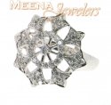 18K White Gold Designer Ring - Click here to buy online - 231 only..