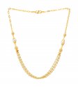 22kt Gold Fancy Chain for Girls - Click here to buy online - 1,758 only..