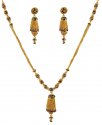 Click here to View - Gold MeenaKari Necklace Set 