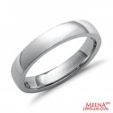18Kt White Gold Mens Band - Click here to buy online - 553 only..