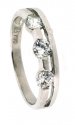 18Kt White Gold Ladies Ring - Click here to buy online - 117 only..