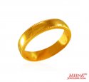 22 Karat Gold Wedding Band - Click here to buy online - 857 only..