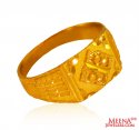 22k Fancy Mens Ring - Click here to buy online - 757 only..