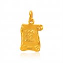 22Kt Initial ( T) Pendant - Click here to buy online - 222 only..