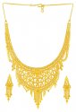 Gold Designer Necklace Set - Click here to buy online - 1,813 only..
