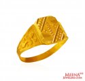 22 Karat Gold Mens Ring - Click here to buy online - 220 only..