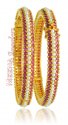 22Kt Gold Precious Sone Bangles - Click here to buy online - 2,559 only..