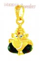 Designer Ganesh Pendant (22K Gold) - Click here to buy online - 125 only..