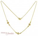 22kt Gold Chain with CZ - Click here to buy online - 243 only..