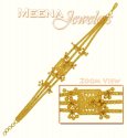 22K Gold Filigree Bracelet - Click here to buy online - 728 only..