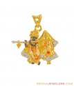 22k Radha Krishna Pendant - Click here to buy online - 470 only..