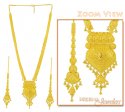 22Kt Gold Long Necklace Set - Click here to buy online - 3,503 only..