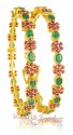 22K Ruby and Emerald Bangles - Click here to buy online - 2,109 only..