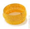 22K Gold wide Kada - Click here to buy online - 3,103 only..