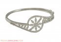  White Gold Cz Bangle (18kt) - Click here to buy online - 773 only..