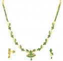 Designer Emerald Necklace Set - Click here to buy online - 1,133 only..