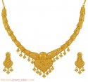 Click here to View - 22k Indian Necklace Set 