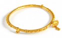 Click here to View - 22Kt Gold Bangle with Hanging 