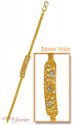 22Kt Two Tone Filigree  Bracelet - Click here to buy online - 233 only..