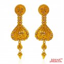 22kt Gold Long Earrings - Click here to buy online - 1,911 only..