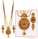 Gold Antique Bridal Necklace Set - Click here to buy online - 18,070 only..