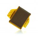 22k Gold Onyx Ring  - Click here to buy online - 1,225 only..