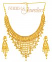 22Kt Gold Jewelry Set - Click here to buy online - 2,313 only..