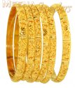 22Kt Gold Bangles (Set of 6) - Click here to buy online - 2,617 only..