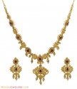 22Kt  Diamond Polki Necklace Set - Click here to buy online - 7,888 only..