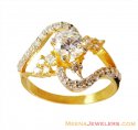 22k Gold Ladies Solitaire Ring