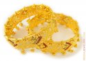 22Kt Three Tone Kadas - Click here to buy online - 2,931 only..