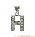 Click here to View - 18K Fancy (H) Initial Pendant 