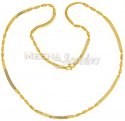 22 Kt Gold Chain - Click here to buy online - 252 only..