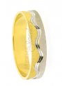 18Kt Gold Wedding band 2 Tone - Click here to buy online - 224 only..
