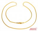 22 karat Gold Chain  - Click here to buy online - 318 only..
