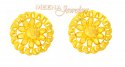 22Karat Gold Earrings with Filigree  - Click here to buy online - 129 only..