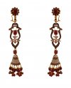 22Kt Gold Antique Long Earrings - Click here to buy online - 2,831 only..