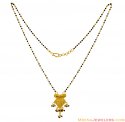 22Kt Mangalsutra In Gold - Click here to buy online - 585 only..