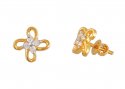 Click here to View - Gold Earrings with Signity 