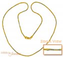 22 Kt Gold Two Tone Chain - Click here to buy online - 189 only..