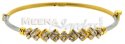 22 Kt Gold Stone Bangle - Click here to buy online - 503 only..