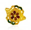 22KT Gold Ladies Ring - Click here to buy online - 346 only..