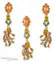 22K Gold Fancy Pendant Set - Click here to buy online - 661 only..