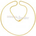 22 Kt Gold Chain - Click here to buy online - 578 only..